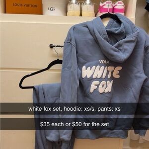 White Fox Boutique Blue Track Set